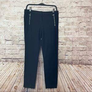 Alfani black slip on dressy skinny pants size 4